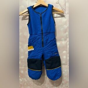Columbia Vertex Snow Bibs Toddler 2T Adjustable straps Reinforced knees rear